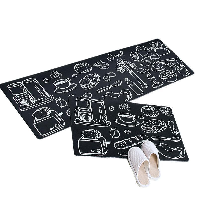 45x180cm Kitchen Mat Non-Slip Waterproof Pvc Floor Rug Carpet Anti-Oil Easy Clean - Whale