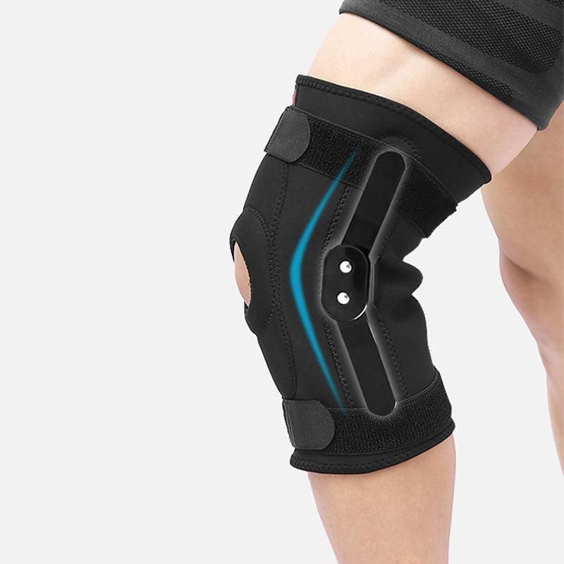 Adjustable Double Metal And Hinged Knee Brace Support Protection Arthritis Sport - L