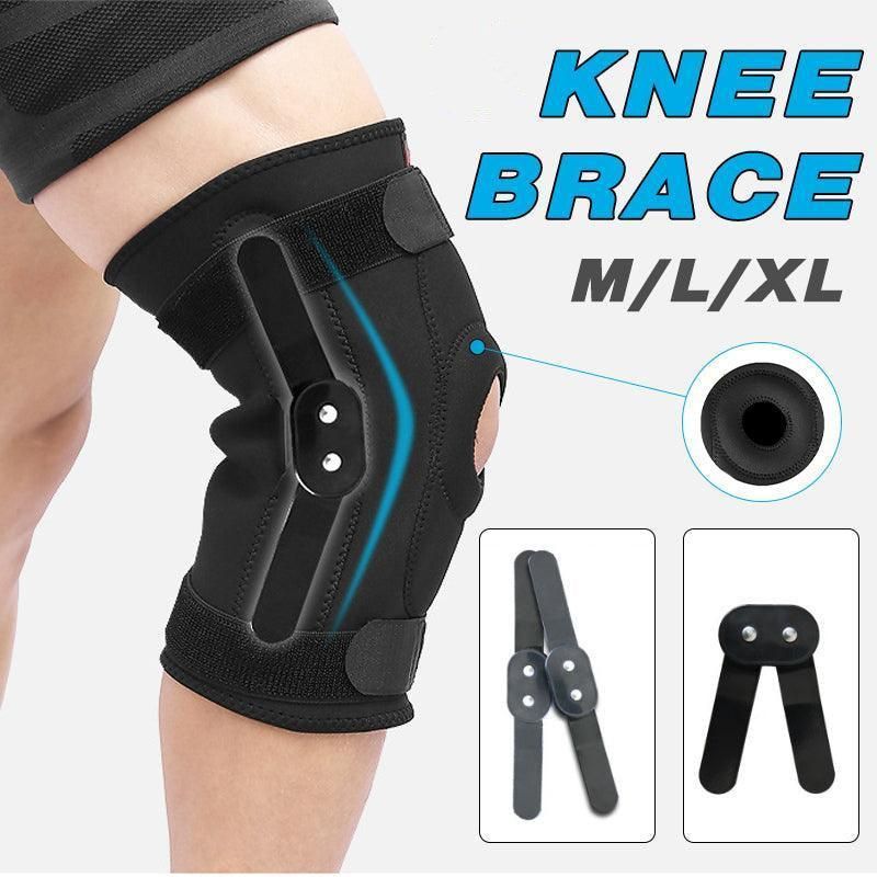 Adjustable Double Metal And Hinged Knee Brace Support Protection Arthritis Sport - M