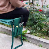 Foldable Garden Kneeler Seat with Tool Bag Comfortable EVA Pad for Outdoor Work - Extra Image