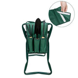 Foldable Garden Kneeler Seat with Tool Bag Comfortable EVA Pad for Outdoor Work - Extra Image