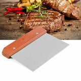 Stainless Steel Dough Bench Scraper Wooden Handle Cake Slicer Pastry Cutter Au