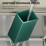 Multifunctional Kitchen Countertop Knife Block Holder with Drain Tray - Extra Image