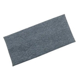 Women Headband Solid Wide Turban Knitted Cotton Hairband Girls Elastic Hair Band - Dark Grey