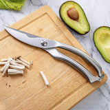 Knives Kitchen Shears Stainless Steel Poultry Fish Chicken Bone Kitchen Scissors - Rear View