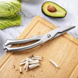 Knives Kitchen Shears Stainless Steel Poultry Fish Chicken Bone Kitchen Scissors - Close-Up Angle
