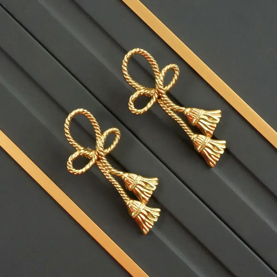 Chinese Decorative Handle Creative Flower Knot Wardrobe Drawer Cabinet Door Pull - Chinese Knot