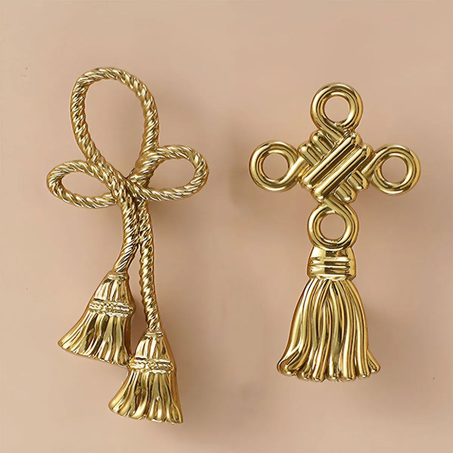 Chinese Decorative Handle Creative Flower Knot Wardrobe Drawer Cabinet Door Pull - Chinese Knot