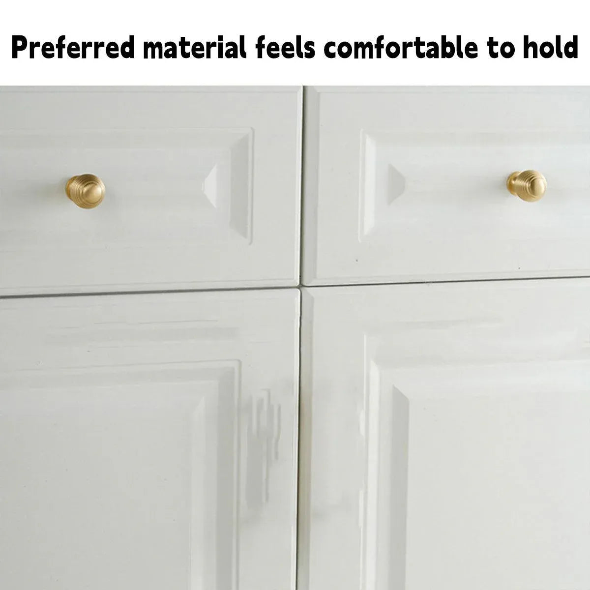 Round Ball Cabinet Handle Single Hole Modern Pull for Drawer Wardrobe Cupboard - 25mm