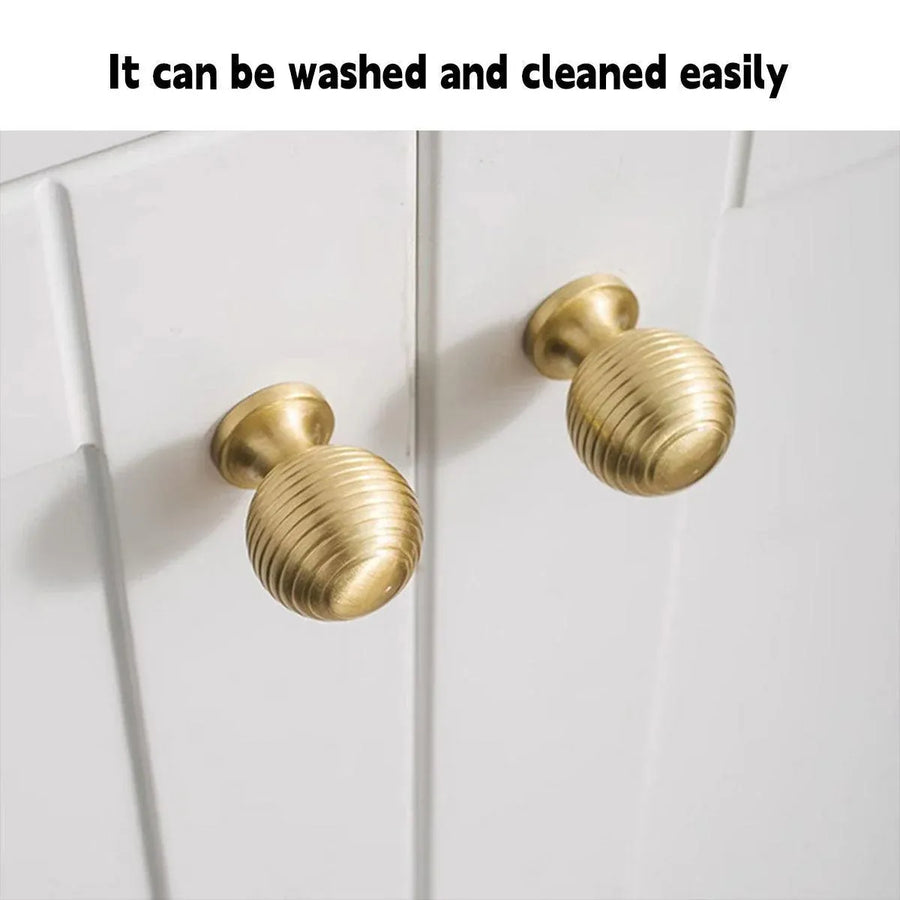 Round Ball Cabinet Handle Single Hole Modern Pull for Drawer Wardrobe Cupboard - 25mm