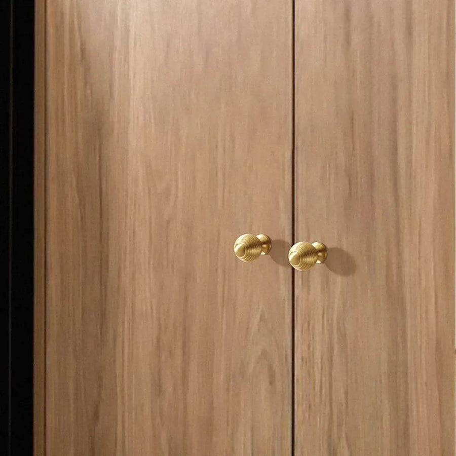 Round Ball Cabinet Handle Single Hole Modern Pull for Drawer Wardrobe Cupboard - 25mm