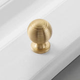 Round Ball Cabinet Handle Single Hole Modern Pull for Drawer Wardrobe Cupboard - 25mm - Extra Image