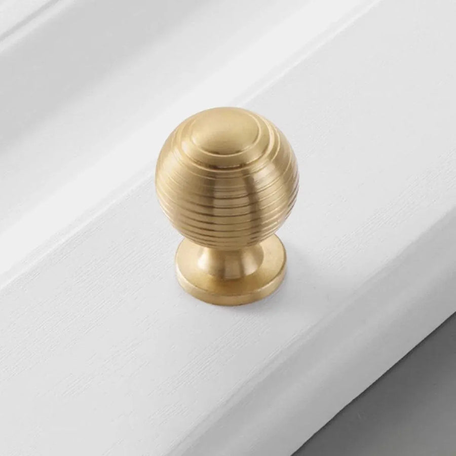 Round Ball Cabinet Handle Single Hole Modern Pull for Drawer Wardrobe Cupboard - 25mm