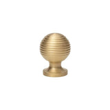 Round Ball Cabinet Handle Single Hole Modern Pull for Drawer Wardrobe Cupboard - 28mm