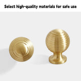 Round Ball Cabinet Handle Single Hole Modern Pull for Drawer Wardrobe Cupboard - 28mm - Extra Image