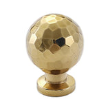 Gold Hammer Ball Handle Knob Closet Door Pull Drawer Handle Wardrobe Hardware - Round