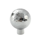 Single Hole Cabinet Handle Drawer Pull 25/27mm Hammer Silver Simple Door Handle - 27mm