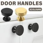 Simple Cabinet Handle Single Hole Modern Drawer Pull for Closet Door Cupboard - Black