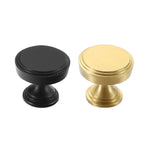 Simple Cabinet Handle Single Hole Modern Drawer Pull for Closet Door Cupboard - Black