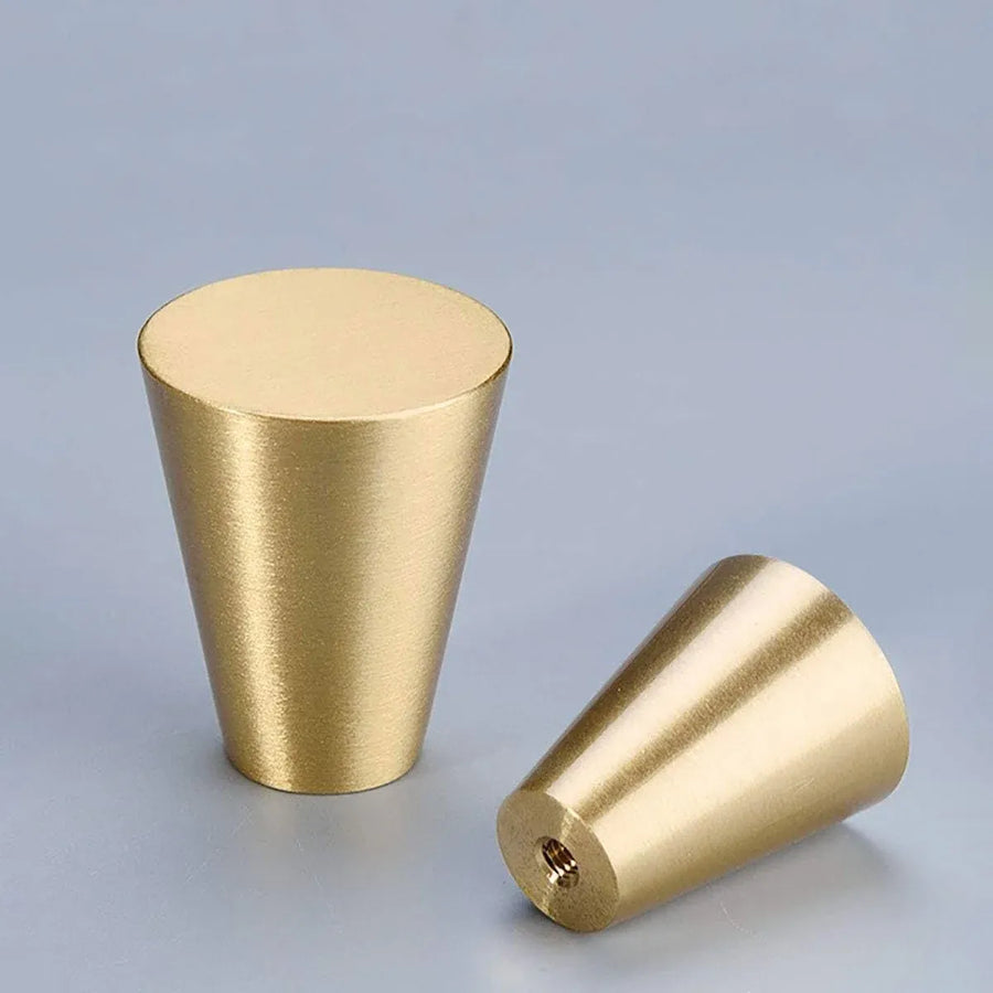 Modern Simple Cabinet Handle Single Hole Drawer Pull for Wardrobe Door Furniture - Copper