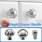 Pure Copper Wardrobe Handle Bright Silver Round Ball Egg Shaped Drawer Pull - Round