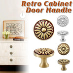 Cabinet Door Handle Round Single Hole Drawer Pull Cabinet Pattern for Furniture - Silver