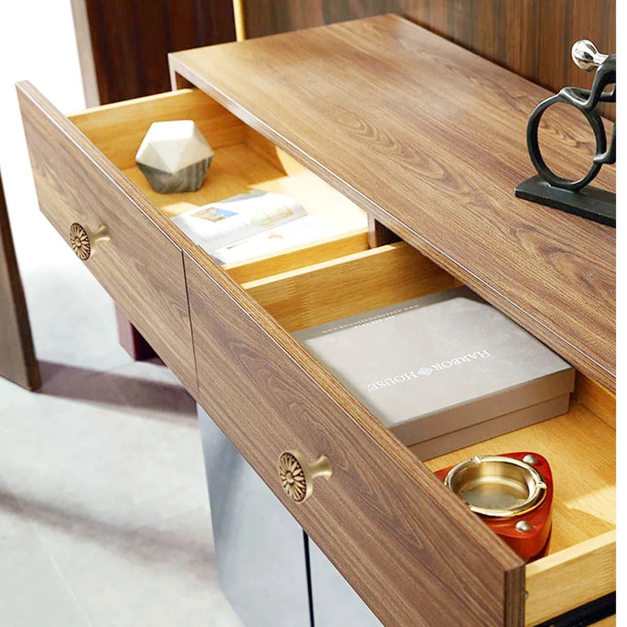 Cabinet Door Handle Round Single Hole Drawer Pull Cabinet Pattern for Furniture - Silver