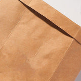 3pcs Washable Kraft Paper Storage Bag for Kitchen Desktop Refrigerator Organizer - XL-Square