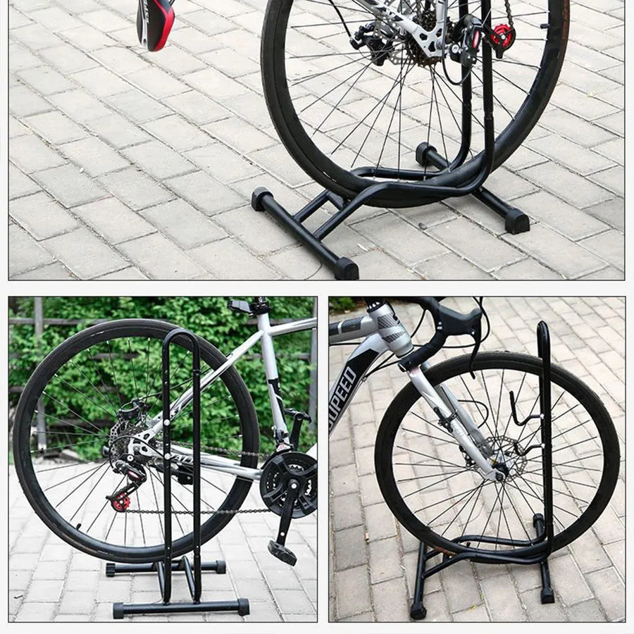 Adjustable Bicycle Parking Stand Plug-in Bike Rack for Mountain Road Bikes