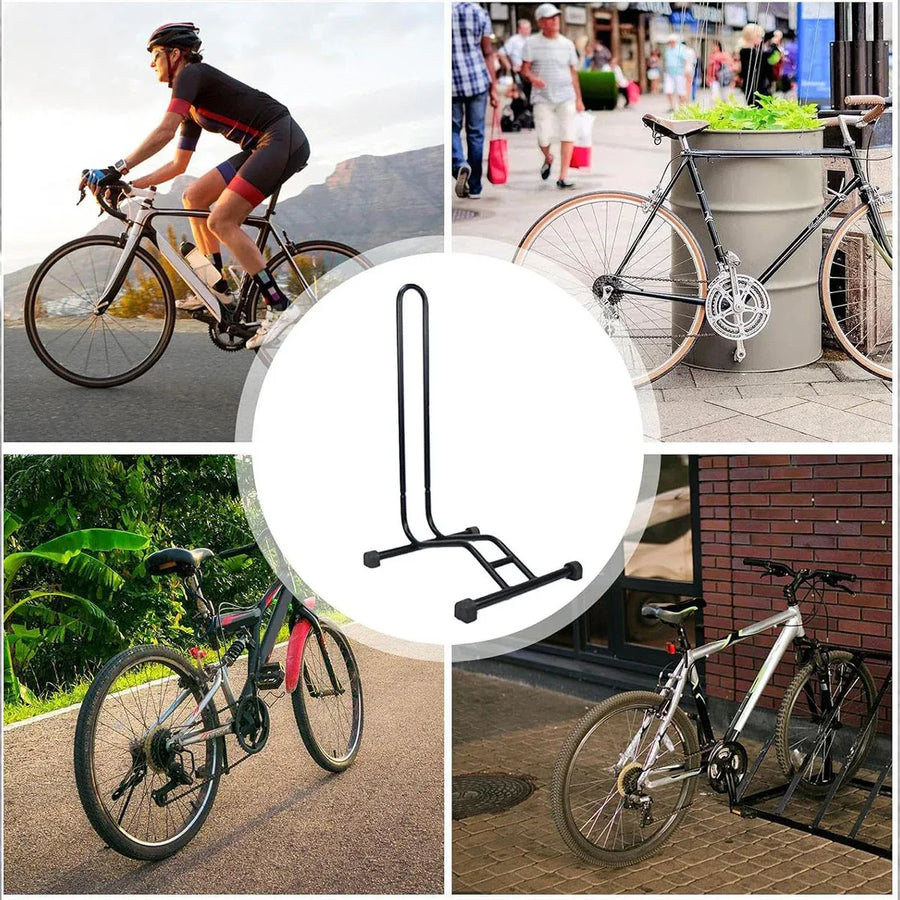 Adjustable Bicycle Parking Stand Plug-in Bike Rack for Mountain Road Bikes