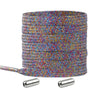 No Tie Locked Elastic Shoelace Shoe Lace Lazy Laces Sneakers Sports - NO.12 Glitter Dark