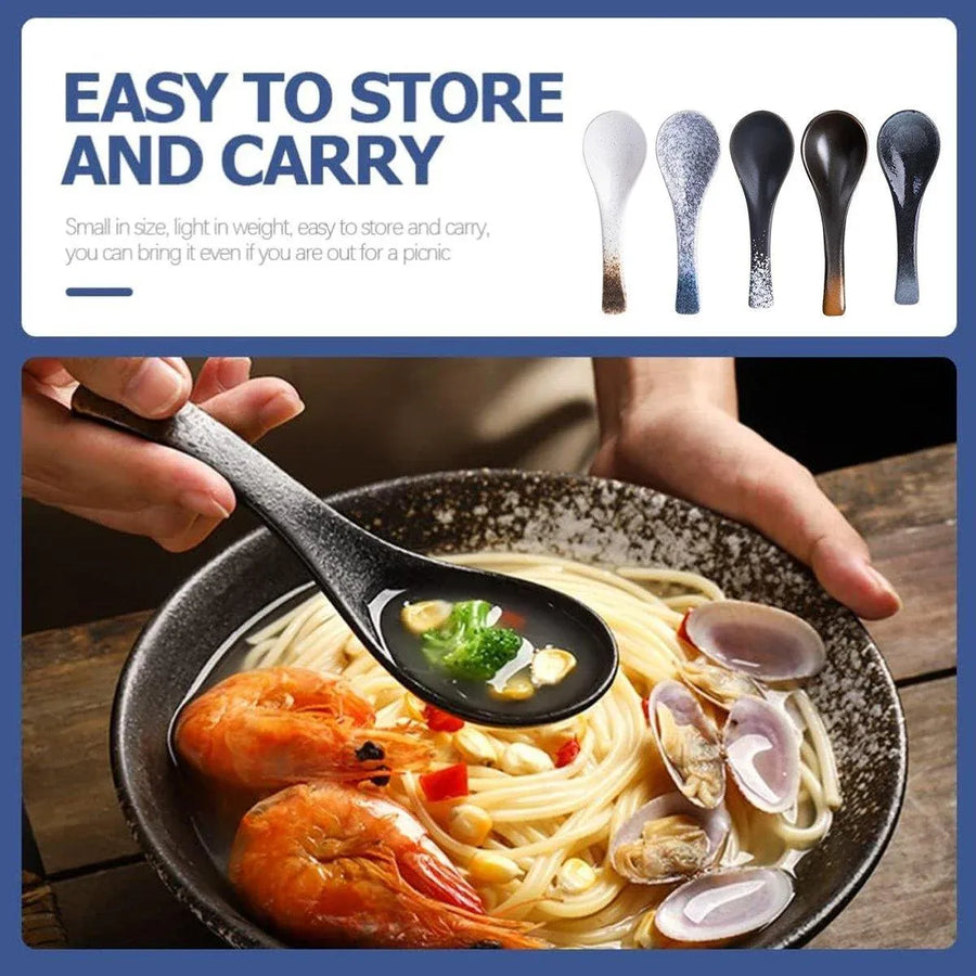 5-Piece Assorted Soup Spoon Set