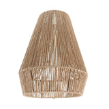 Braided Paper Rope Lampshade Chandelier Hanging Decoration for Lighting Decor - Front View