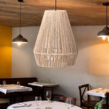 Braided Paper Rope Lampshade Chandelier Hanging Decoration for Lighting Decor - 45-Degree Angle