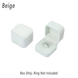 10X Flannel Ring Jewelry Earring Ring Jewelry Boxes Exquisite Gift Organizer - Pink Grey - Extra Image