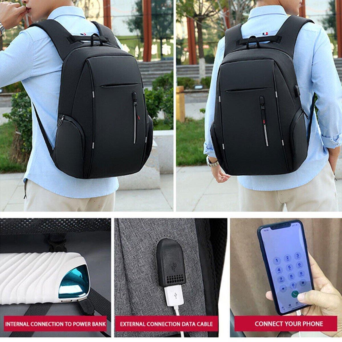 Men Business Bag Laptop Multi Functional Computer Bag Large Capacity Backpack