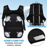 Men Business Bag Laptop Multi Functional Computer Bag Large Capacity Backpack - 45-Degree Angle