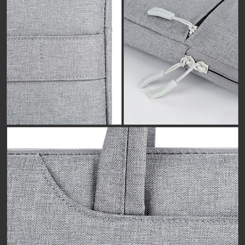 15inch Laptop Sleeve Carry Case Cover Bag For Macbook Air/Pro Hp Notebook - Grey