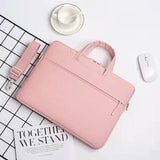 15inch Laptop Sleeve Carry Case Cover Bag For Macbook Air/Pro Hp Notebook - Grey - Low Angle