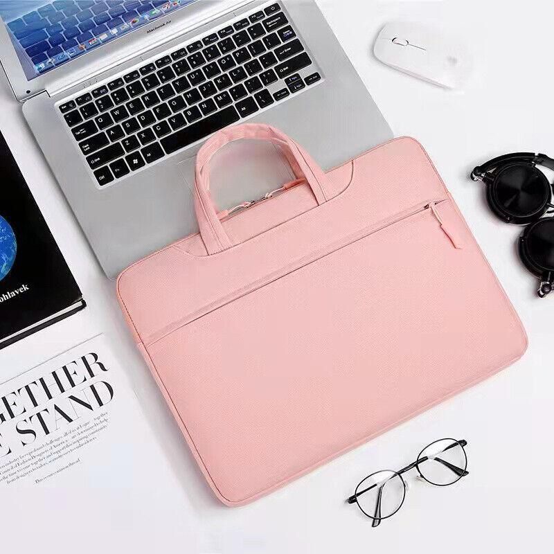 15inch Laptop Sleeve Carry Case Cover Bag For Macbook Air/Pro Hp Notebook - Pink