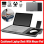 Portable Lap Desk with Cushion, Mouse Pad and Phone Slot, 1 Piece