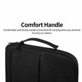 Laptop Sleeve Travel Bag Carry Case For MacBook Air Pro 14.1”-15.4” - Rose Red - Close-Up Angle