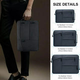 Laptop Sleeve Travel Bag Carry Case For MacBook Air Pro 14.1”-15.4” - Pink - 45-Degree Angle