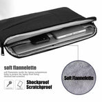 Laptop Sleeve Travel Bag Carry Case For Macbook Air Pro 15.6inch - Light Grey