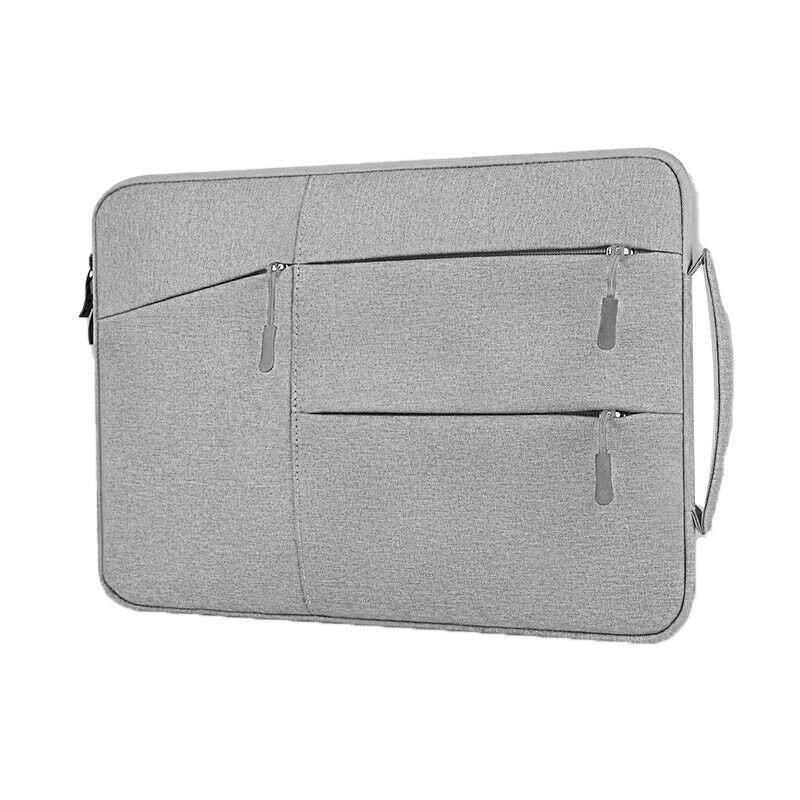 Laptop Sleeve Travel Bag Carry Case For MacBook Air Pro 14.1”-15.4” - Light Grey