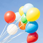 Latex Balloons 10 Inch for Birthday Party Wedding Event Decoration 10PCS Set - Rose Red