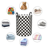 Foldable Laundry Basket Dirty Clothes Hamper Toy Storage Organizer Storage Bin - English Letters - Close-Up Angle
