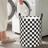 Foldable Laundry Basket Dirty Clothes Hamper Toy Storage Organizer Storage Bin - English Letters - Extra Image
