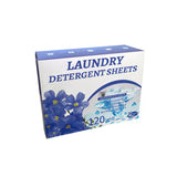 Laundry Tablets Set Portable Cleaning Pods Concentrated for Household Washing - Flax - Rear View
