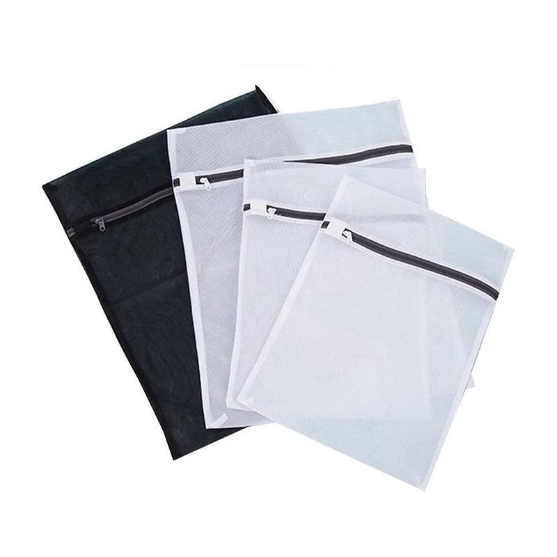 Essential Travel Wash Bag Set for Delicate Clothing – 4 Pack Mesh Bags